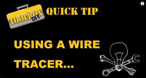 diy cable tracer|The BEST Way To Trace Wires Hidden Inside Your Walls! DIY .